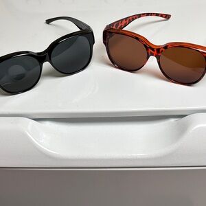 Stylish Black and Tortoise Sunglasses Set
